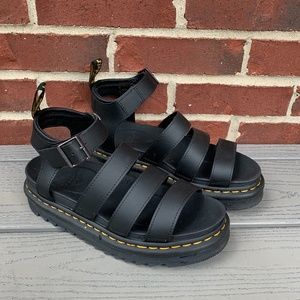 Dr Martens Blaire Brando Leather Gladiator Sandals